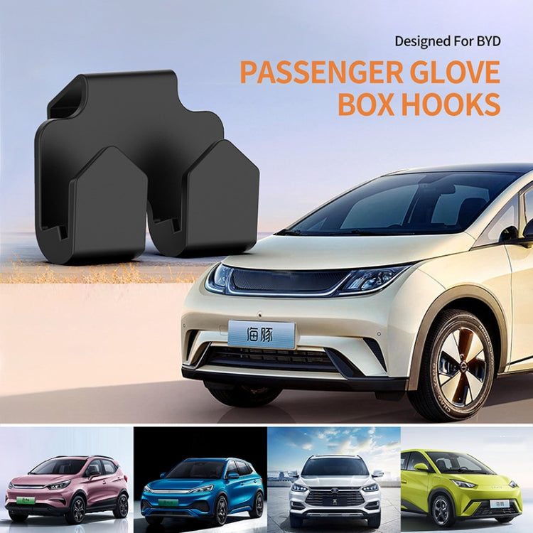 2pcs Car Front Seat Storage Box Hook For BYD Yuan Plus
