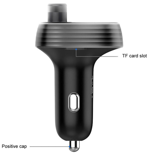 Car Bluetooth Fast Charger Receiver Auto One To Two Charger Cigarette Lighter, S-10