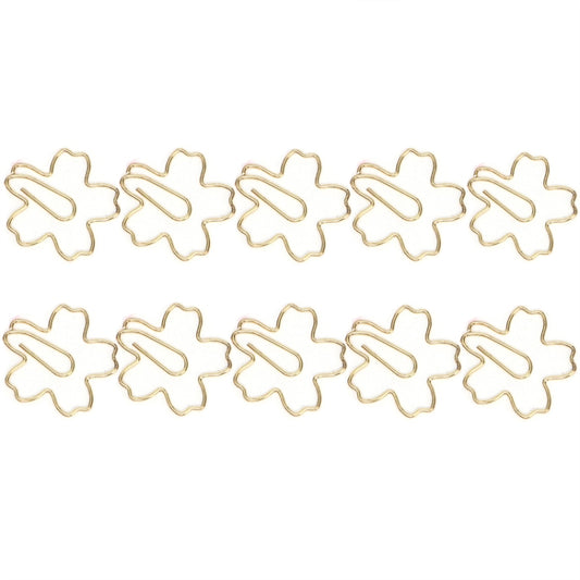 Metal Special-shaped Paper Clips File Classification And Storage Paper Clips, 10pcs /Box Sakura
