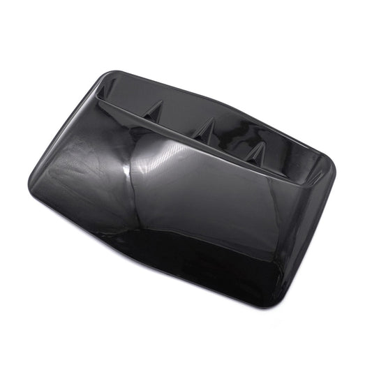 Universal Carbon Car Hood Scoop Air Flow Intake Decorative Turbo Bonnet Vent Cover With Tape