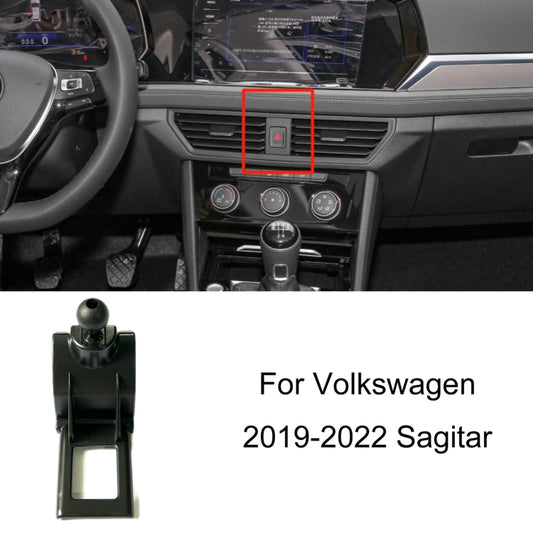 For Volkswagen Car Air Outlet Modified Mobile Phone Holder Base, 19-22 Sagitar, 19-22 Tayron/ Tayron X, 19-23 Touareg, 19-21 Tharu, 20 Viloran, 19-23 T_Cross/20-21 TACOUA, 21-23 Teramont/Teramont X/Viloran, 22 Tiguan L/Tiguan X, 21 Golf 8, 21 CC