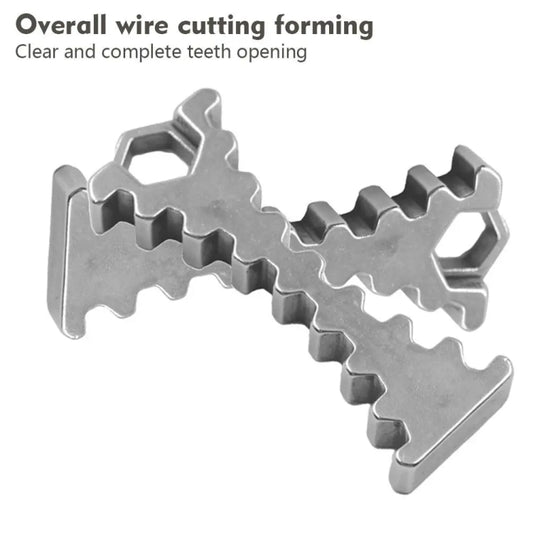 Toothed camshaft timing tool with hex opening end, metal steel construction
