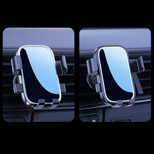 For 17mm Universal Ball Head Car Mobile Phone Holder, Without Base, Y96 Silver Edge, D96 Electroplating
