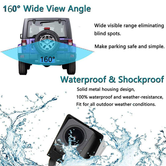 For Jeep Wrangler 2007-2018 Car Backup Tire Rear View Camera, JW-1