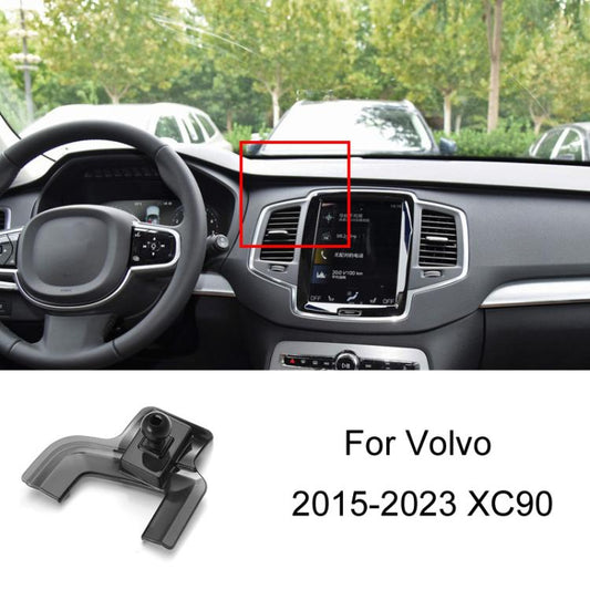 For Volvo Left Driving Car-Mounted Special Mobile Phone Navigation Bracket Base, 09-17 XC60, 15-23 XC90, 16-23 S90 With Glue/V90, 16-23 S90 Buckle/V90, 18-23 XC60, 20-23 S60/V60, 20-23 XC40