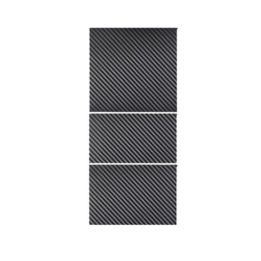For Tesla 2024+ Model 3 Highland Center Console Panel Protection Sticker, Horizontal Wood Grain, Vertical Wood Grain, Carbon Fiber Grain, Matt Black, Frosted Black