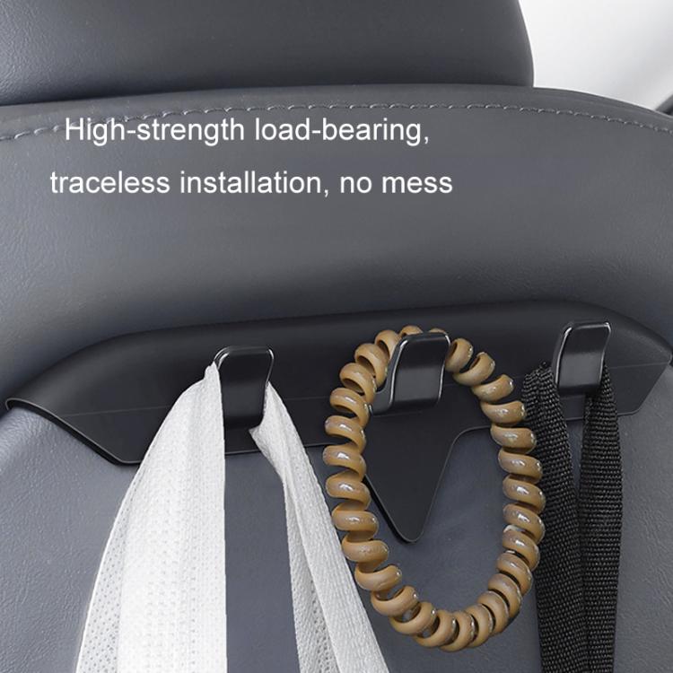 For Tesla Model 3/Y Rear Seat Hooks, Triple Hook