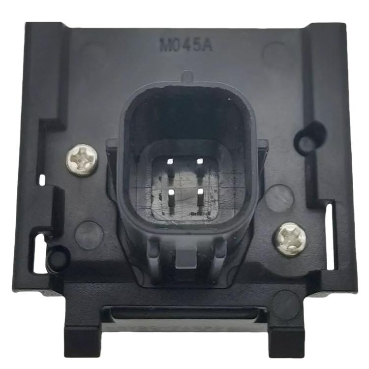 Rear camera connector side with mounting holes and electrical plug