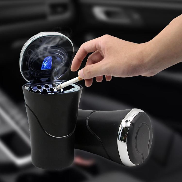 N09A Car Removable Cigarette Ashtray With Light And Lid