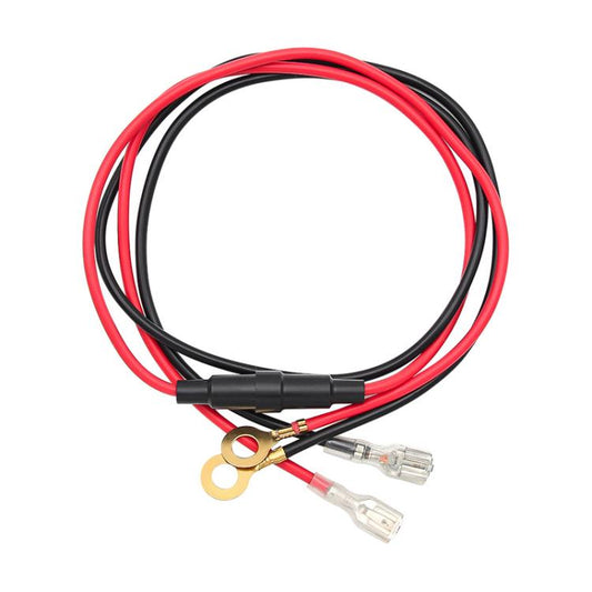 10A 60cm Plug-In Spring O-Type Terminal Power Cable Car Charger Modification Wiring Harness