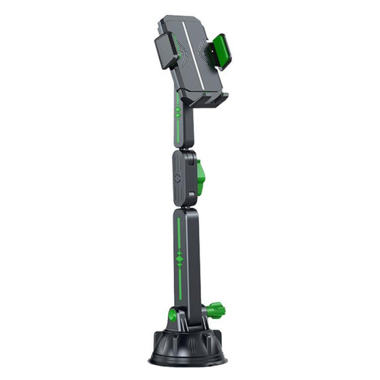 Extended Car Mechanical Arm Telescopic Cell Phone Holder Car Windshield Dashboard Large Suction Cup Navigation Mount