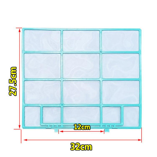 Filter Mesh For Midea Air Conditioner Replacement 1/1.5/2 HP Wall-Mounted Indoor Units, 29x27.5cm, 34.5x27.5cm, 32x27.5cm, 25.3x28cm, 30x29cm, 29.7x28cm, 37.7x29.4cm, 37.5x33cm, 28.2x26.5cm, 30.2x28cm, 35.9x43.7cm, 32.5x32cm, 30x32cm, 27x26.5cm, 28.5x2...