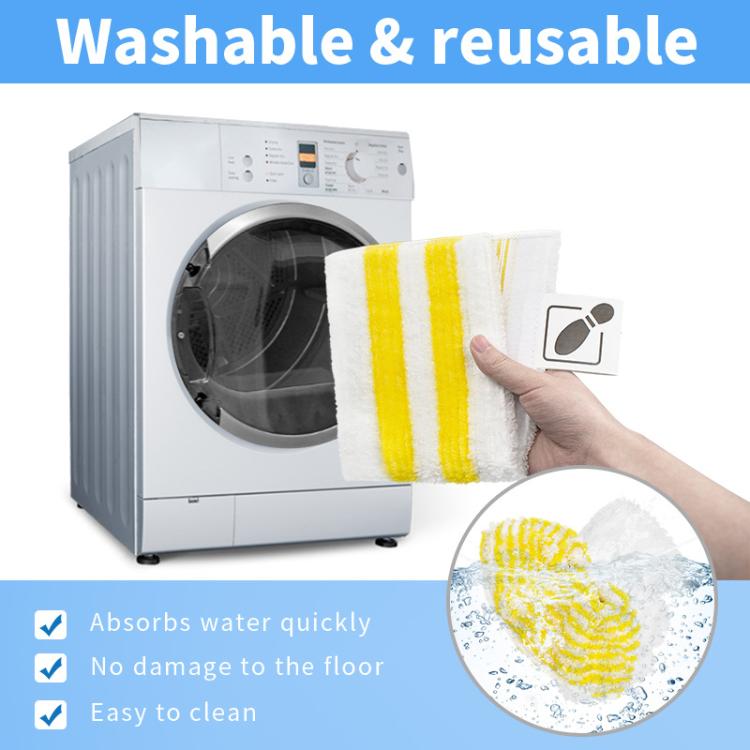 For Karcher Easyfix SC1 SC2 SC3 SC4 SC5 SV7 Steam Mop Replacement, 3pcs /Pack Flat Mop Attachments, 3pcs /Pack Mop Pads