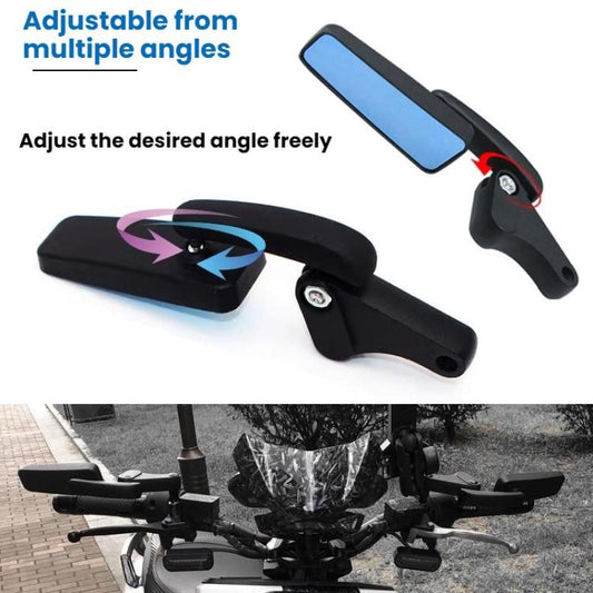 Universal Motorcycle Reverse Assist Reflective Rearview Mirror