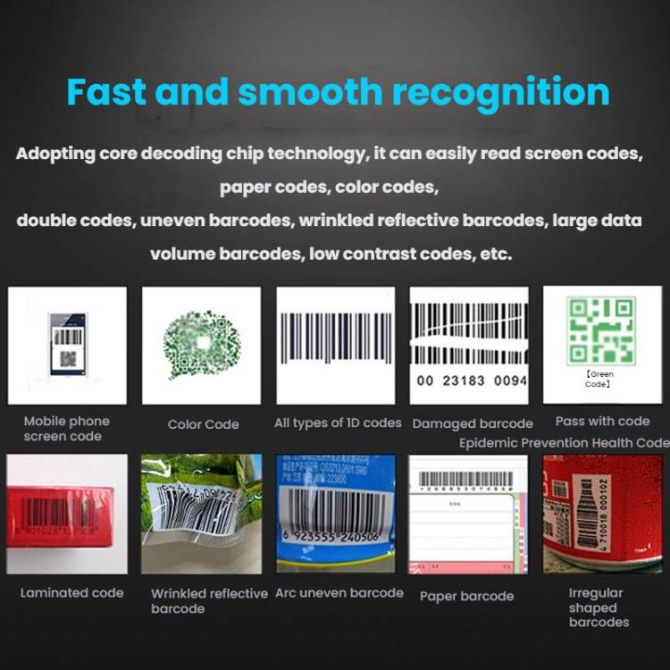 Payment QR Code Express Delivery Supermarket Product Code Block Barcode Scanner
