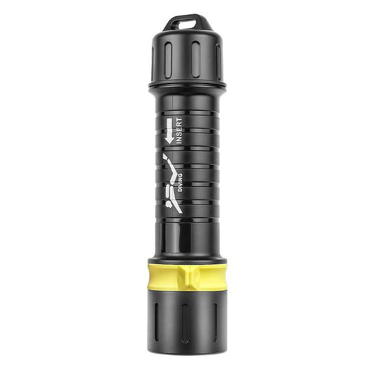 XHP70 LED IPX8 Waterproof High-Power Diving Flashlight Magnetic Control Switch Rechargeable Dive Light, Built In 21700 Battery, Without Battery