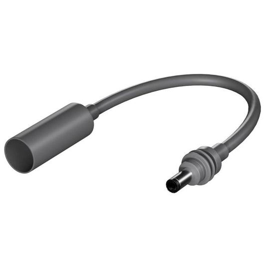 18AWG DC male-to-female adapter cable, 0.2m, with cylindrical connectors