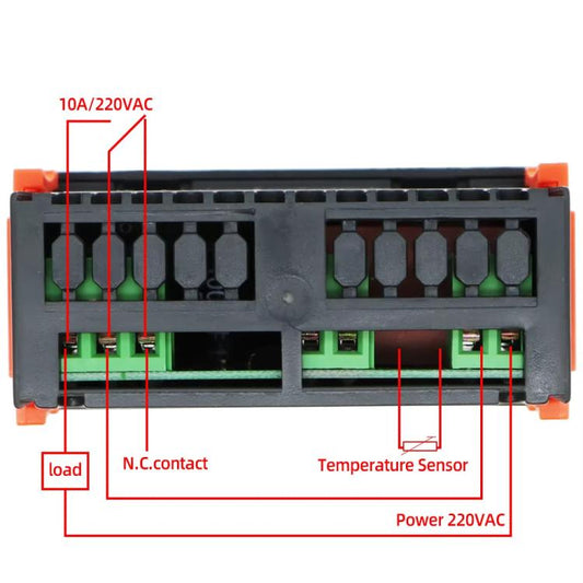 STC-200 Temperature Controller for Cold Storage & Chiller Units Cooling/Heating with Alarm Function, STC-200 220V