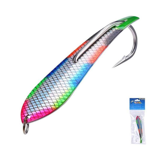 Trolling Bow-Tip Hook Stainless Steel Deep-Sea Boat Fishing High-Visibility Spinnerbait