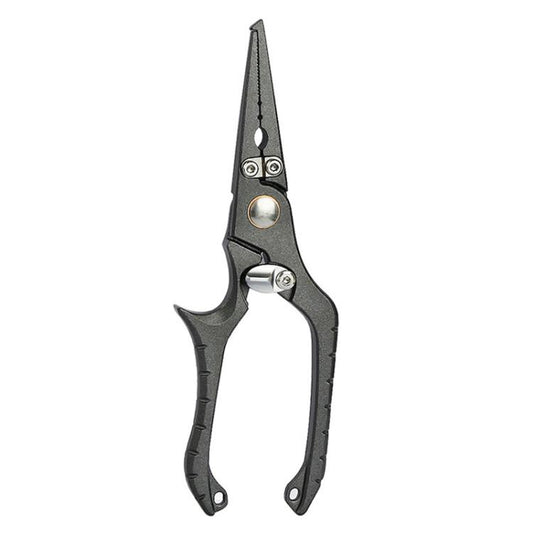 Stainless Steel Lure Pliers Multi-Function Fishing Pliers Hook Remover, Solid Handle