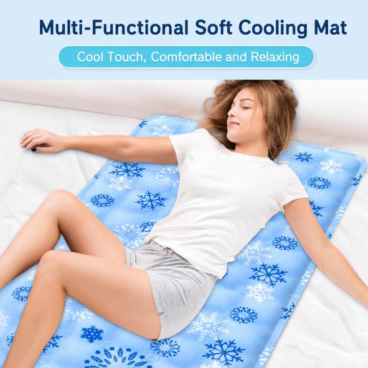 Summer Single Person Cooling Gel Seat Cushion Pressure Activated Cooling Mat, 30x40cm, 30x50cm, 40x50cm, 50x60cm, 60x90cm, 70x120cm