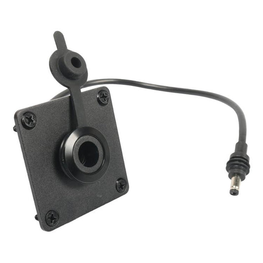DC 5.5 x 2.1 mm Pass Through Wall Socket Aluminum Power Inlet Port for Starlink Mini, DC 5.5 x 2.1 mm Power Inlet Port