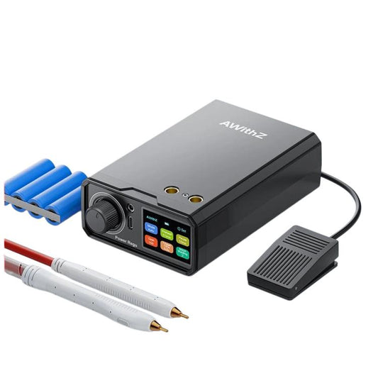 AWithZ UK3 Portable Color Screen Spot Welder 1650A High Current Battery Welder with Pedal
