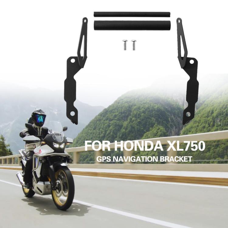 Black phone extension bracket with two-bar mount and side plates