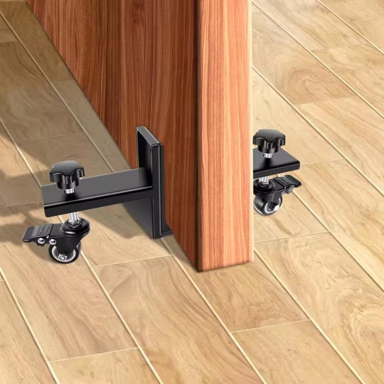 Door Carrying Dolly Adjustable Panel Roller Cart With Lockable Swivel Casters, 2-Piece Set