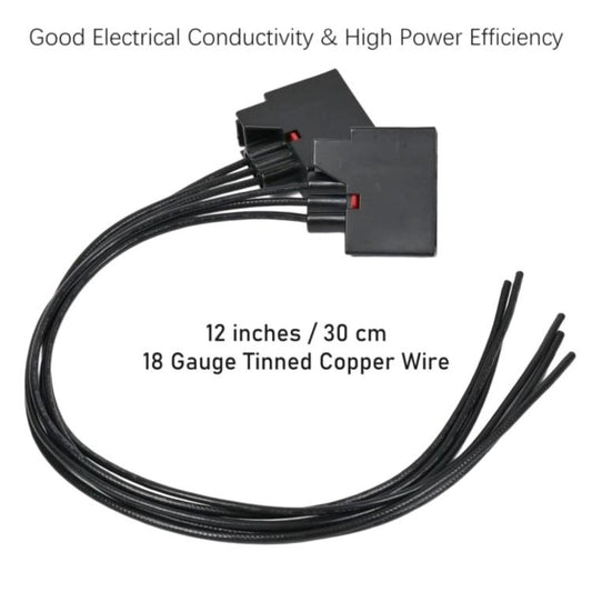 For Jeep Wrangler JK 2007-2018 Front Turn Signal Plug Pigtail Wiring Harness 68065016AB, 68065016AB