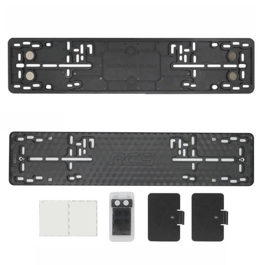 European Standard License Plate Frame ABS Plastic Euro Car Number Plate Holder, 2 PCS/Set Magnetic, 2 PCS/Set Non-Magnetic