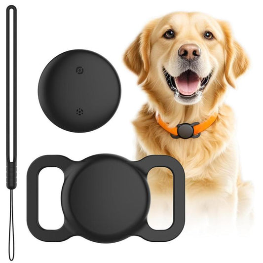 F10 Smart Pet Tracker Compatible with Find My Network Wireless Tag Locator with Silicone Case, Set A, Set B Black, Set B Pink, Set C Pink, Set C Black, Set D