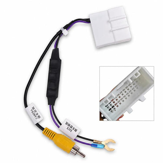 For Toyota 24-Pin Backup Camera Harness Adapter with Voltage Regulator, For Toyota
