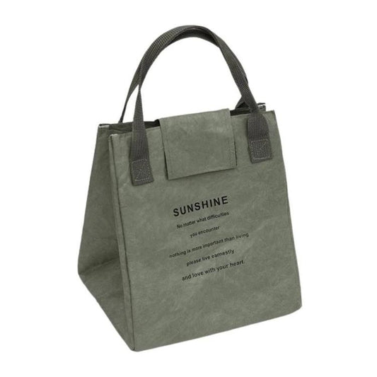 Insulated Tyvek Lunch Bag Thermal Tote Box For Work Office