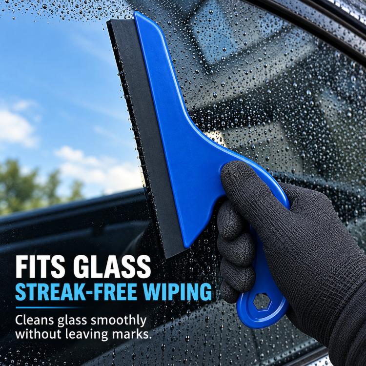 Qili Automotive Window Tinting Rubber Blade Squeegee, Long Handle, Short Handle