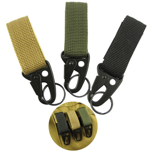 2PCS Outdoor Camping Carabiner Backpack Hooks Olecranon Molle Hook Survival Gear EDC Nylon Keychain Clasp