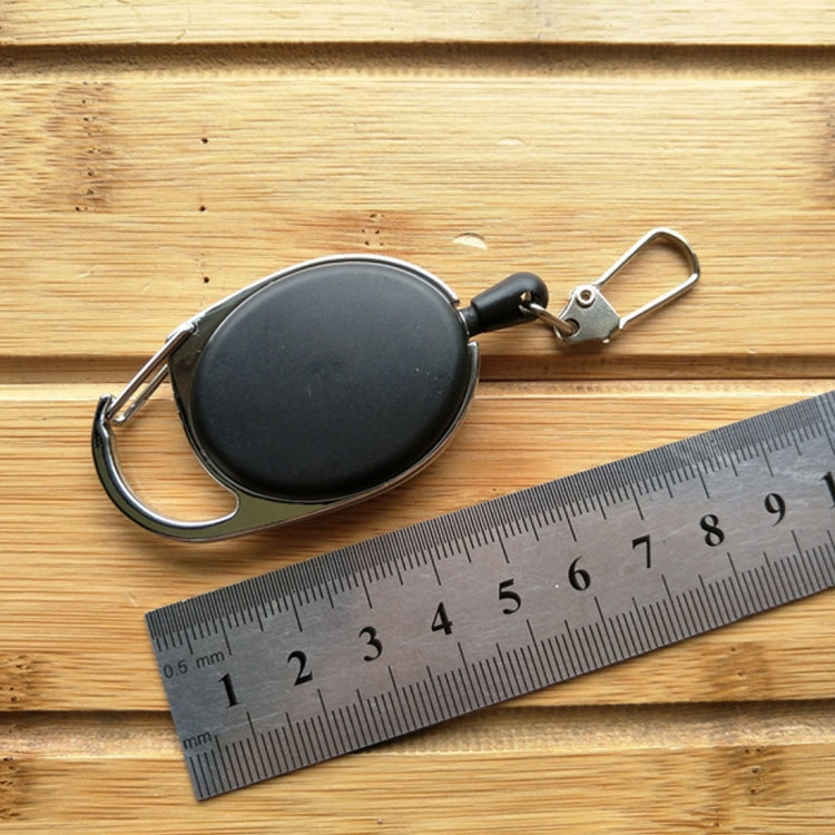 Outdoor Telescopic Wire Rope Key Ring Burglar Keychain EDC Retractable Chain Return key Ring Holder