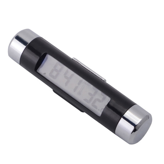 2 in 1 Car Auto Thermometer Clock Calendar LCD Display Screen, Car Auto Thermometer