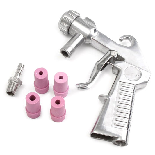 Handheld Sandblasting Tool Pneumatic Sandblasting Glass Derusting Tool, Package A, Package B