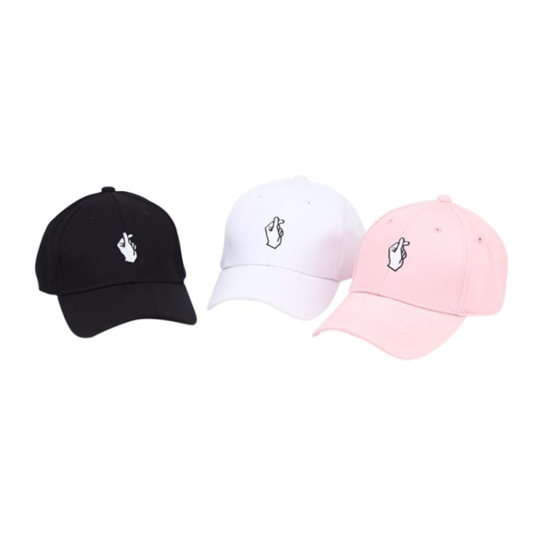 Adjustable Small Hand Embroidery Pattern Sunshade Baseball Cap, M(56-58cm)