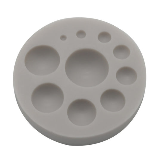 Round Silicone Fondant Cake Mold DIY Baking Decoration Chocolate Tool, Round Silicone(Grey), Round Silicone(Pink)