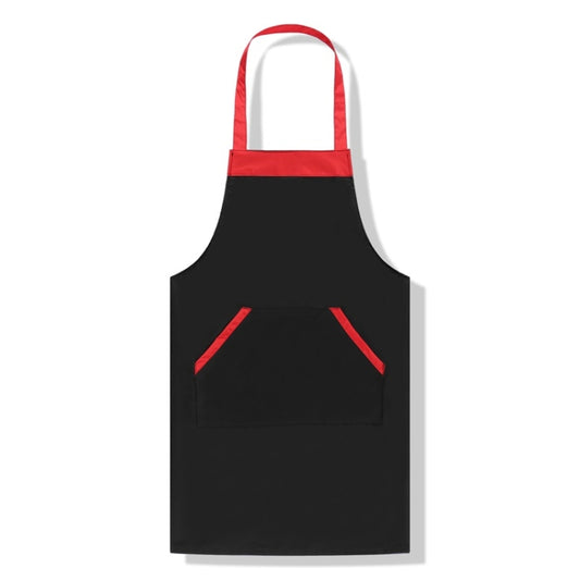 Solid Color Polyester Home Apron Antifouling Simple Adult Apron