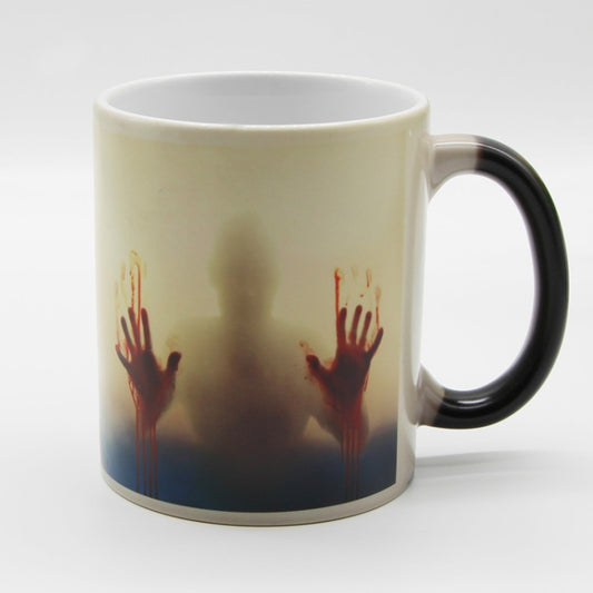 The Walking Dead Mug Color Changing Heat Sensitive Ceramic Coffee Mug, 301-400ml