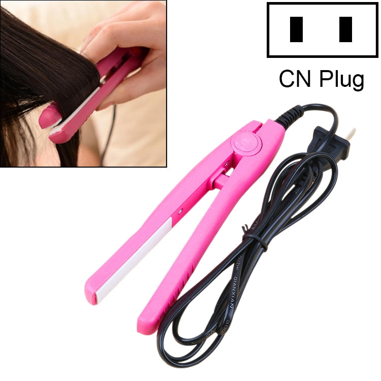 Mini Hair Straightener Ceramic Tourmaline Plates Curler