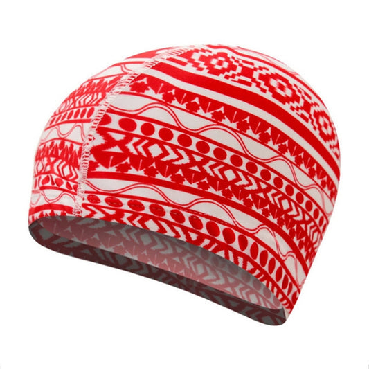 Comfortable Cloth Swimming Cap for Men and Women, Cloth Swimming Cap(Red Strip-12), Cloth Swimming Cap(Blue Strip-11), Cloth Swimming Cap(Red-21), Cloth Swimming Cap(Blue-22)