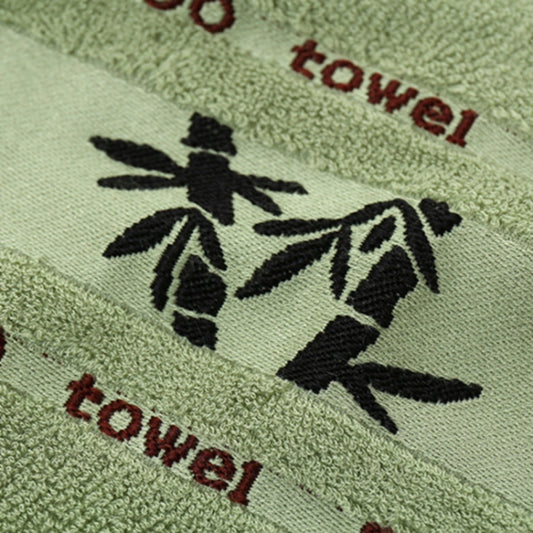 Bamboo Fiber Ink Bamboo Plain Thick Absorbent Soft Adult Bath Towel