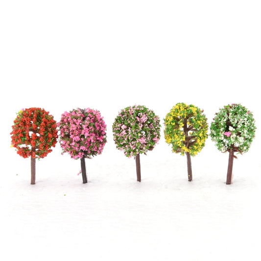3 PCS Artificial Tree Miniature Garden Home Decoration, Random Color Delivery, Artificial Tree Decoration
