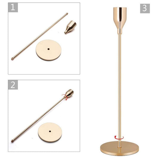 Creative Single Head Candlestick Candle Holder Wedding Table Decoration, S, M, L