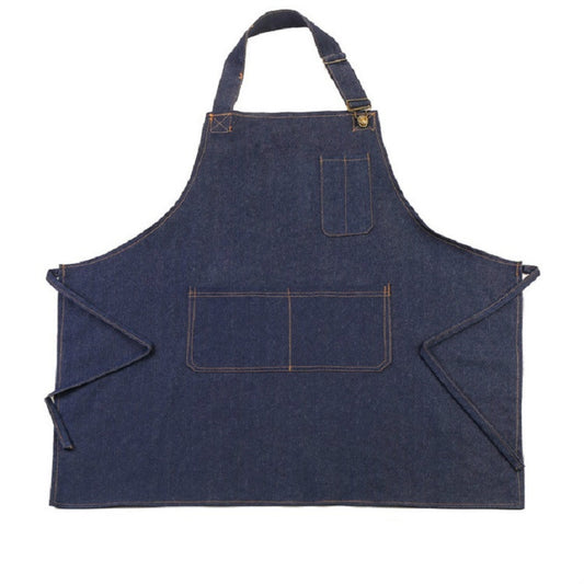 Halter Adjustable Denim Apron