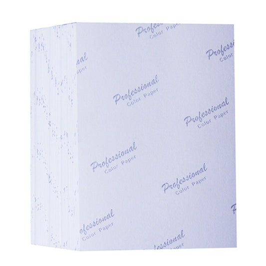6-inch inkjet photo paper stack with blue printed 'Professional color paper' text